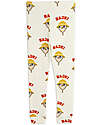 Mini Rodini Leggins Hike - Bianco - 100% Cotone Bio Pantaloni Lunghi