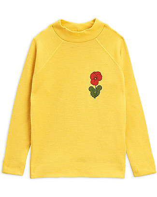 Mini Rodini Maglia Maniche Lunghe Viola - 100% Lana Merino Maglie Manica Lunga