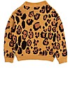 Mini Rodini Maglione Leopardo - Misto Lana e Cotone bio Maglioni