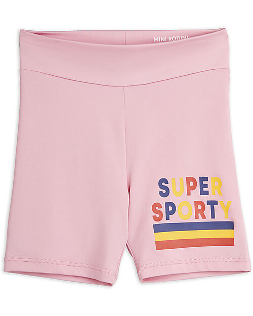 Mini Rodini Pantaloncini Corti Super Sporty - Rosa Pantaloni Corti