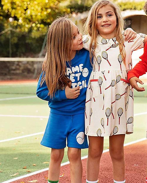 Mini Rodini Pantaloni Corti Felpati Game - 100% cotone bio Pantaloni Corti