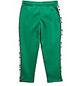 Mini Rodini Pantaloni della Tuta Panda, Verde - 100% Tessuto Riciclato Pantaloni Lunghi
