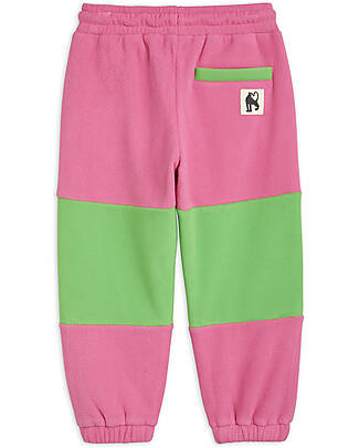 Mini Rodini Pantaloni in Pile - Rosa - 100% Poliestere Riciclato Pantaloni Lunghi