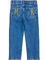 Mini Rodini Pantaloni Jeans Dritti - Blu - Cotone Organico Jeans