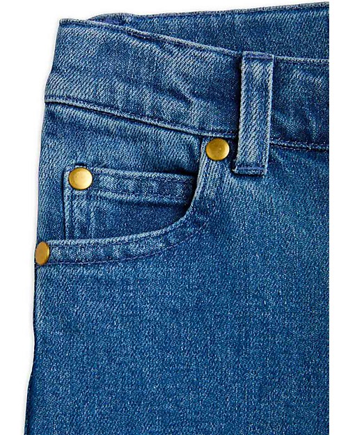Mini Rodini Pantaloni Jeans Dritti - Blu - Cotone Organico Jeans