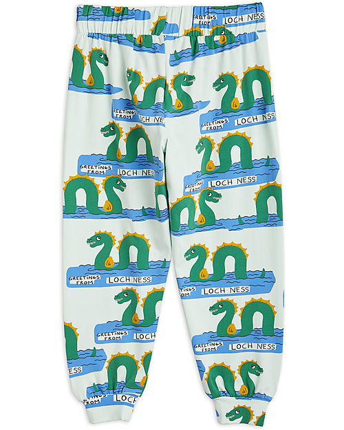 Mini Rodini Pantaloni Loch Ness - Multicolore - Cotone Biologico Pantaloni Lunghi