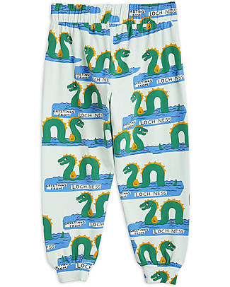 Mini Rodini Pantaloni Loch Ness - Multicolore - Cotone Biologico Pantaloni Lunghi