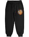 Mini Rodini Pantaloni Tuta - Cavallo - Nero - 100% Cotone Organico Pantaloni Lunghi