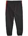 Mini Rodini Pantaloni Tuta - Nero - Bande Laterali Arcobaleno - 100% Cotone Bio GOTS Pantaloni Lunghi
