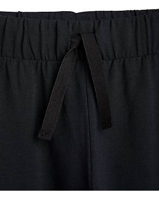 Mini Rodini Pantaloni Tuta - Nero - TENCEL™ Lyocell Pantaloni Lunghi