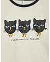 Mini Rodini T-Shirt - Cat triples - Bianco - Cotone Bio T-shirt