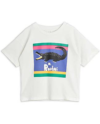 Mini Rodini T-Shirt - Coccodrillo Multicolor - 100% Cotone Bio T-shirt