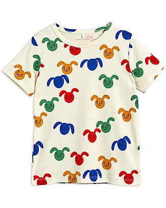 Mini Rodini T-shirt Coniglietti - Multicolor - 100% cotone bio T-Shirt e Canotte