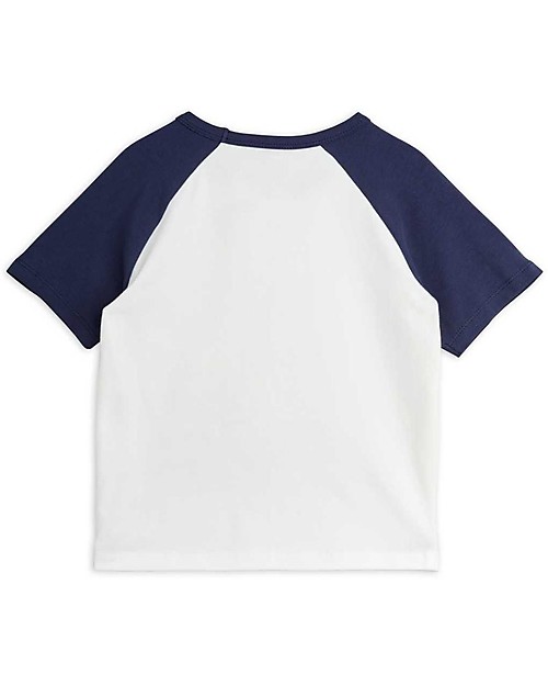 Mini Rodini T-Shirt - ET Collection - Bianco - Cotone Bio T-shirt