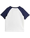 Mini Rodini T-Shirt - ET Collection - Bianco - Cotone Bio T-shirt