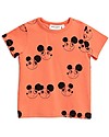 Mini Rodini T-Shirt Ritzratz, Rosso - Cotone bio Elasticizzato T-shirt