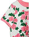 Mini Rodini T-shirt Rose - Bianco e Rosa - 100% Cotone Bio GOTS T-shirt