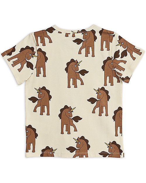 Mini Rodini T-Shirt Unicorni - Cotone bio Elasticizzato T-shirt