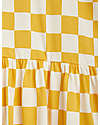 Mini Rodini Vestito Maniche Corte Quadretti - Giallo e Bianco - 100% Cotone Bio Vestiti_