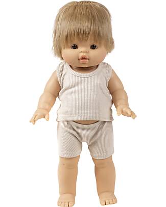 Minikane Bambola Archie 37cm - Maschio + Biancheria Intima Marcel - Profumata alla Vaniglia Bambole