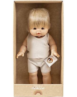 Minikane Bambola Archie 37cm - Maschio + Biancheria Intima Marcel - Profumata alla Vaniglia Bambole