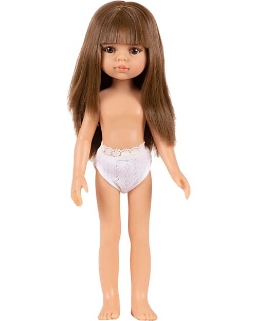 Minikane Bambola Carol 32 cm - Capelli Castani Occhi Marroni - Collezione Amigas Bambole