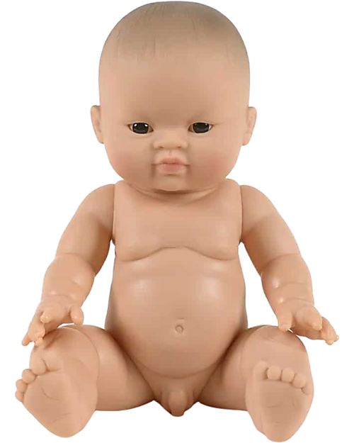 Minikane Bambola Elio 34cm - Maschio - Occhi Neri - Tratti Asiatici Bambole