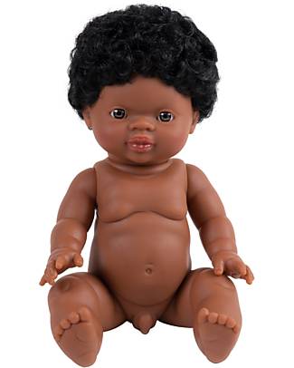 Minikane Bambola Jaro 34cm - Maschio - Capelli e Occhi Marroni - Profumata Bambole