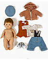 Minikane Bambola Jules - La Mia Valigetta Bohemian Chic - 7 Pezzi Bambole