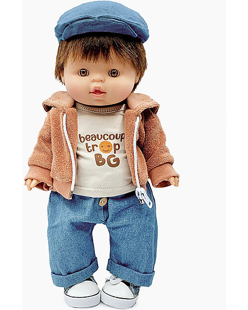 Minikane Bambola Jules - La Mia Valigetta Bohemian Chic - 7 Pezzi Bambole
