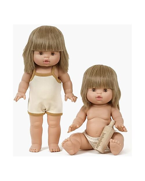 Minikane Bambola Zoelie - 37cm - Femmina - Capelli Lisci - Occhi Castani - Profumata Bambole