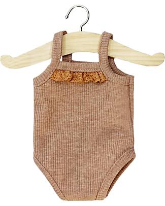 Minikane Body senza Maniche - Caramello - Cotone Oeko-Tex - per Bambola Minikane 34cm Accessori Bambole