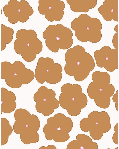 Minikane Borsa Fasciatoio Arty - Fiori - Cotone Oeko-Tex - per Bambola Minikane 34cm e Babies 28cm Accessori Bambole