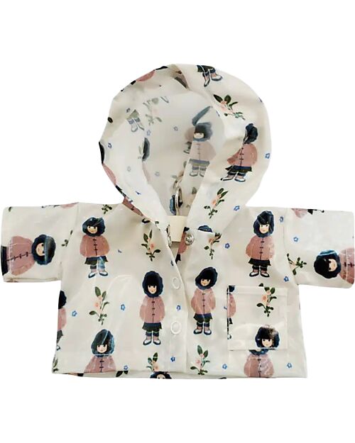 Minikane Impermeabile per Bambole Clotaire - Verde Giada - Cotone Accessori Bambole