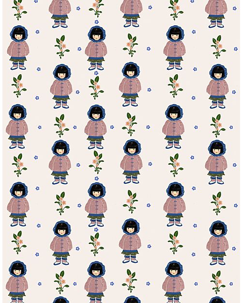 Minikane Impermeabile per Bambole Clotaire - Verde Giada - Cotone Accessori Bambole