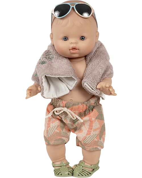 Minikane La mia valigia vecchio stile al mare - Palme Accessori Bambole