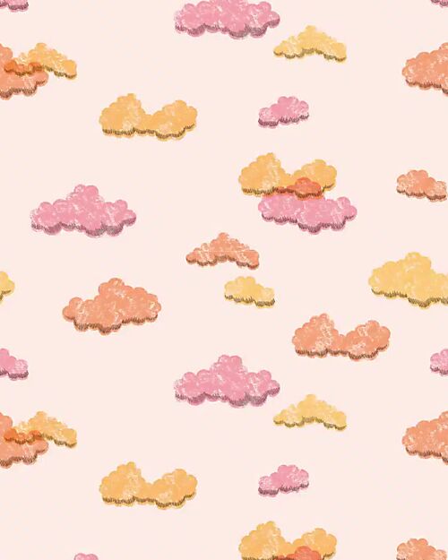 Minikane Marsupio per Bambola Minikane 34cm - Clouds - Cotone Oeko-Tex Accessori Bambole