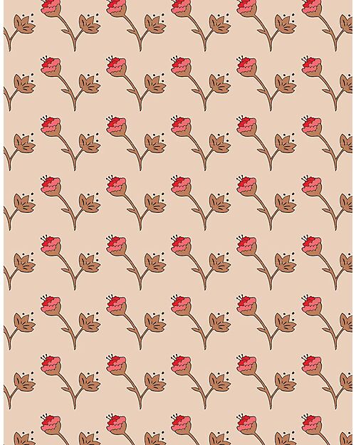 Minikane Marsupio per Bambola Minikane 34cm - Fiori - Cotone Oeko-Tex Accessori Bambole