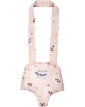 Minikane Marsupio per Bambola Minikane 34cm - Peacocks Roses - Cotone Oeko-Tex Accessori Bambole