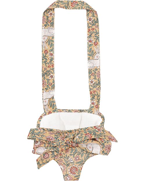 Minikane Portabambole - Coniglio - Cotone Oeko-Tex - per Bambola Minikane 34 cm Accessori Bambole