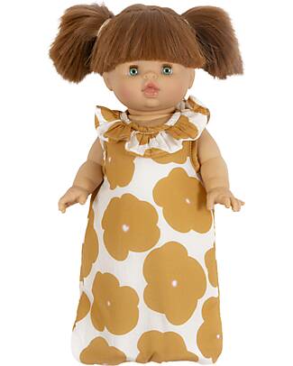 Minikane Sacco Nanna Arty - Fiori - Cotone Oeko-Tex - per Bambola Minikane 34 cm Accessori Bambole