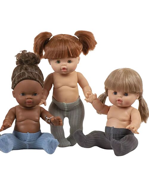 Minikane Set di 2 Collant per Bambole - Rosa Litchi e Laguna - Cotone Accessori Bambole