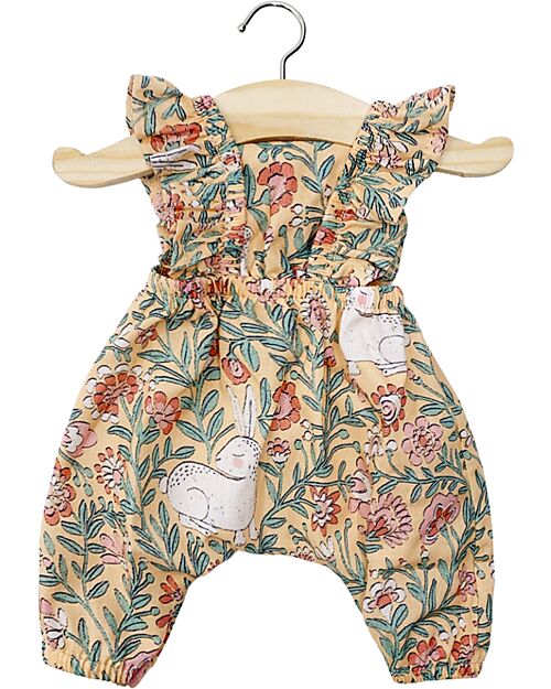 Minikane Tutina Lunga Maya - Coniglio - Cotone Oeko-Tex - per Bambola Minikane 34 cm Accessori Bambole