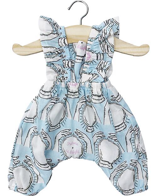 Minikane Tutina Lunga Maya - Future is Bright - Cotone Oeko-Tex - per Bambola Minikane 34 e 37 cm Accessori Bambole