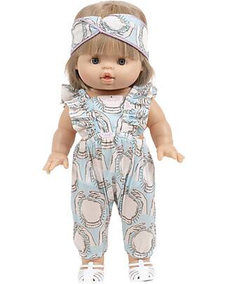 Minikane Tutina Lunga Maya - Future is Bright - Cotone Oeko-Tex - per Bambola Minikane 34 e 37 cm Accessori Bambole