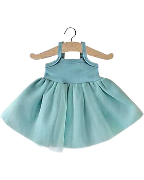 Minikane Tutù Rosella Verde Felce - Cotone Oeko-Tex - per Bambola Minikane 34cm Accessori Bambole