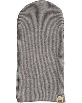 Minimalisma Berretto Bambi - Grigio - Cotone e Seta Senza Cuciture Cappelli Invernali