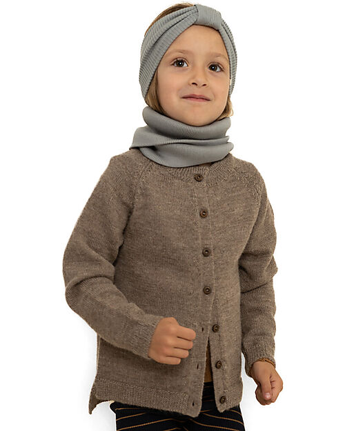 Minimalisma Fascia per Capelli Alba -Dusty Sage  - 100% Lana Merino Accessori per Capelli