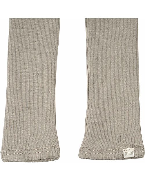 Minimalisma Leggings Arona - Grigio Chiaro - 100% Lana Merino Leggings