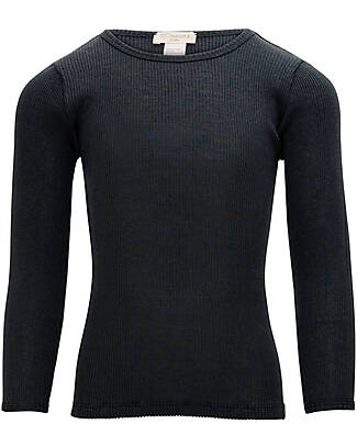 Minimalisma Maglia Maniche Lunghe Atlantic - Dark Green - 100% Lana Merino Maglie Manica Lunga